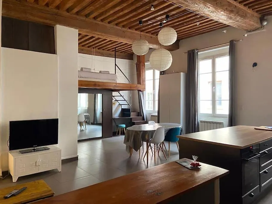 Loft Au Coeur De Croix-Rousse - Lyon Pour 2 Pers Apartman 0*,